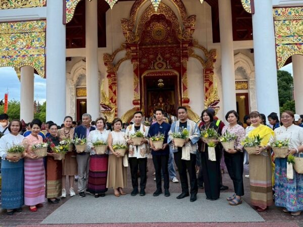 เชียงใหม่-เปิดเส้นทางท่องเที่ยว “มนต์เสน่ห์ยามแลง แสงล้านนา”แสงเทียนแสงธรรม : จังหวัดเชียงใหม่