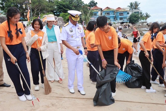 ทัพเรือภาคที่ 2 และ ศรชล.ภาค 2 ผนึกกำลังทุกภาคส่วน จัดกิจกรรมอนุรักษ์ทะเลเกาะเต่า อ.เกาะพะงัน ตามโครงการ “YOUNG รักษ์ทะเล” ในพระดำริฯ”