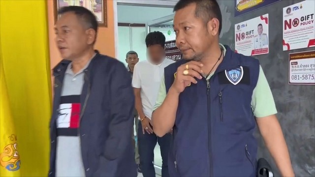 สงขลา-สจ.กอล์ฟ พร้อมพ่อ สส.สมยศ โผล่แล้วดอดพบพนักงานสอบสวน สภ.เมืองสงขลา