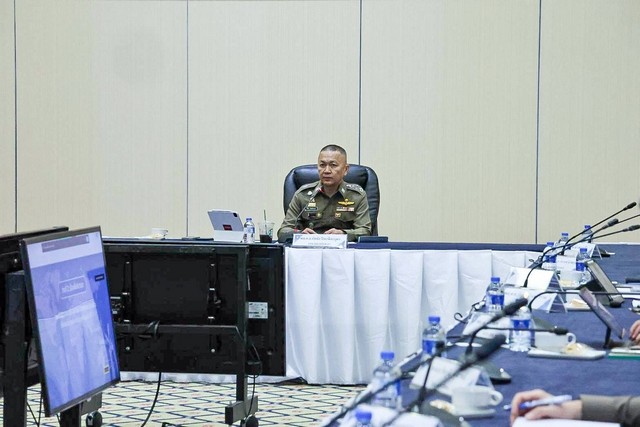 จเรตำรวจแห่งชาติประชุมร่วมหลายหน่วยงาน รุกเดินหน้าปราบปรามแก๊งคอลเซ็นเตอร์ในทุกมิติ