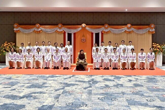 ศาสตราจารย์ ดร.สมเด็จพระเจ้าน้องนางเธอ เจ้าฟ้าจุฬาภรณวลัยลักษณ์ อัครราชกุมารี กรมพระศรีสวางควัฒน วรขัตติยราชนารี เสด็จทรงเป็นประธานเปิดการประชุมวิชาการวิทยาศาสตร์การแพทย์ ครั้งที่ 33 ประจำปี 2568