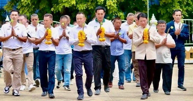 นครปฐม-พิธีเวียนเทียนบูชาพระรัตนตรัยเนื่องในวัน อาสาฬหบูชา ณ อุโบสถ วัดประชาราษฎร์บำรุง (รางหมัน)