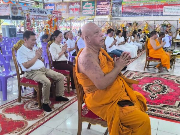 นครนายก – วัดธรรมปัญญา (วัดหลวงพ่อเสาร์ 5 ) จัดพิธีบวงสรวงองค์หลวงพ่อเสาร์ 5