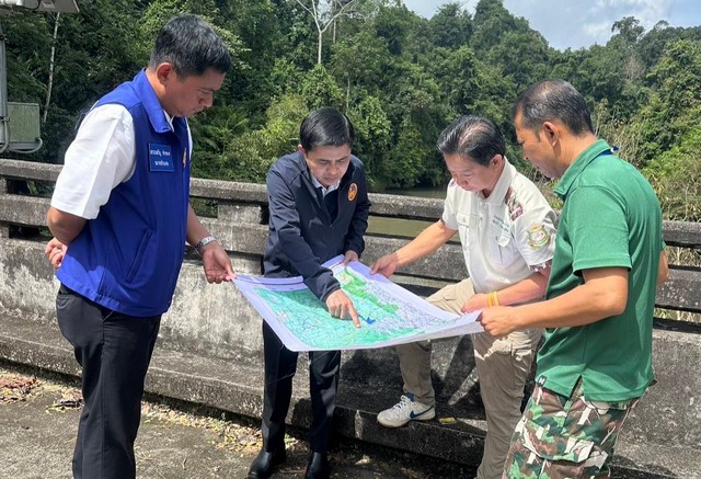 นครนายก – ผู้ว่าฯพร้อมคณะติดตามปริมาณน้ำในพื้นที่อุทยานแห่งชาติเขาใหญ่(เขตพื้นที่อำเภอเมืองนครนายกและอำเภอปากพลี)