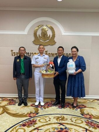 อดีตโฆษกกองทัพเรือ พร้อมคณะ ร่วมแสดงความยินดีเจ้ากรมแพทย์ทหารเรือ คนใหม่