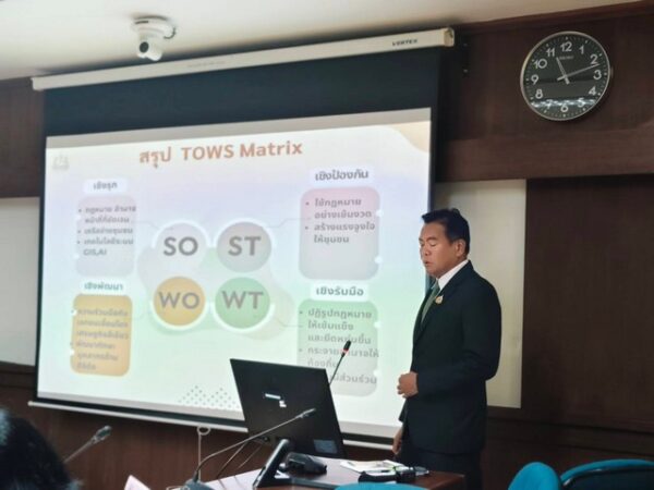 กาฬสินธุ์ทสจ.กาฬสินธุ์นำเสนอรายงาน ขานรับนโยบายรัฐบาลนำไปสู่การปฏิบัติ