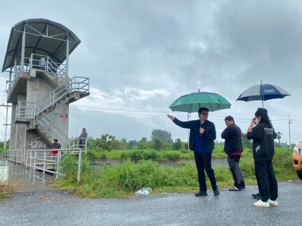 โครงการส่งน้ำและบำรุงรักษาผาจุก ลงพื้นที่สำรวจคลองส่งน้ำสายใหญ่ฝั่งซ้ายและอาคารประกอบต่างๆ