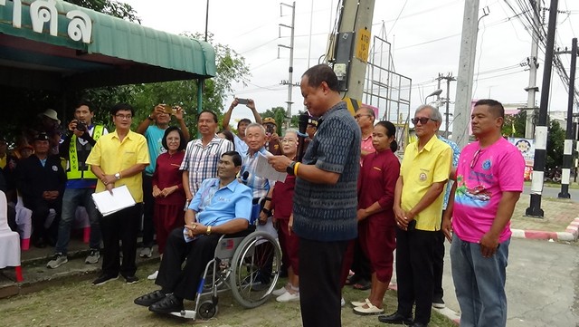 อ่างทอง รองผู้ว่าราชการจังหวัดอ่างทอง ยิงปืนคาบศิลา เปิดป้ายชื่อแยกบรรพชนแขวงเมืองวิเศษไชยชาญ