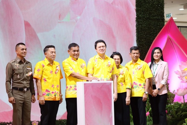 สมุทรปราการ-อบจ.สมุทรปราการ จัดแถลงข่าวพร้อมสนับสนุนสืบสานงานประเพณีรับบัว