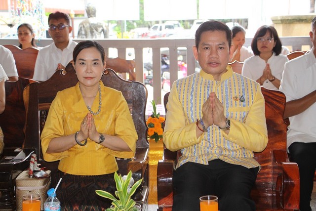 ร้อยเอ็ด…โครงการ เข้าวัดปฏิบัติธรรม วันธรรมสวนะ ศรัทธาอิ่มบุญ อุดหนุนชุมชน ปี 2568