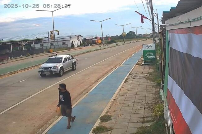 มุกดาหาร -เตือนภัยชาวมุกดาหาร! โจรแสบบุกขโมยพระและของมีค่าภายในร้าน “ลานเพลิน”