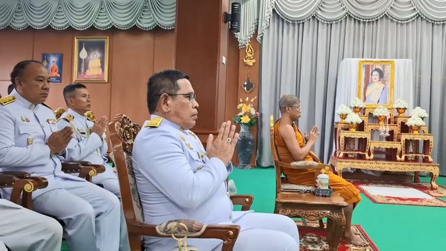 สงขลา -จัดพิธีสวดพระอภิธรรมอุทิศถวายสมเด็จพระพันปีหลวง แสดงความอาลัยและน้อมรำลึกในพระมหากรุณาธิคุณ