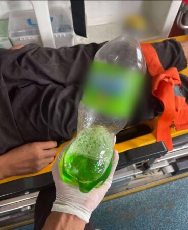 บุรีรัมย์-แฮ้งค์เหล้ากระดกน้ำยาล้างห้องน้ำคิดว่าน้ำหวานหมอให้กลับมาตายอยู่บ้าน