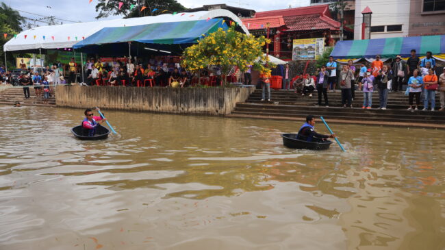 ยะลา-เบตง / แข่งพายเรือกะละมัง เรียกเสียงฮา มวยตับจากเรียกเสียงเชียร์