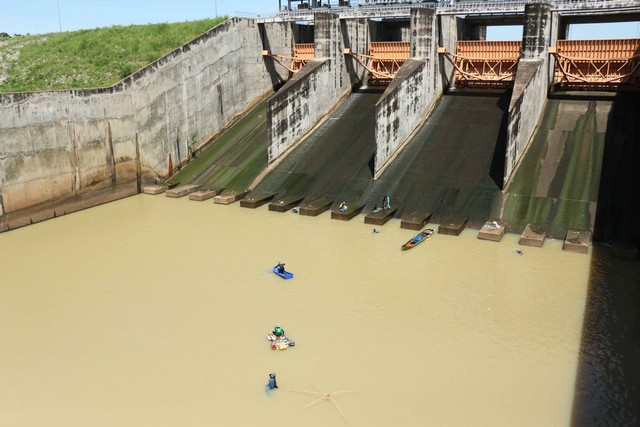 กาฬสินธุ์เขื่อนลำปาวปิดประตูอาคารระบายน้ำช่วยลดผลกระทบพื้นที่ด้านท้าย