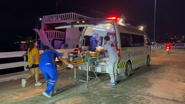 ชลบุรี-ช่างไฟเรือยอร์ช พลาดท่าถูกไฟฟ้าช็อตเสียชีวิตคาเรือ แหลมบาลีฮาย