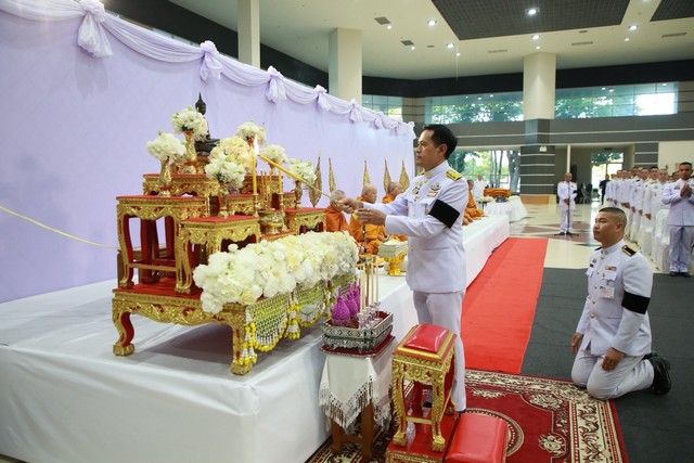 เชียงใหม่-กองบิน 41 ร่วมพิธีบำเพ็ญกุศลสัตตมวาร สมเด็จพระนางเจ้าสิริกิติ์ พระบรมราชินีนาถ พระบรมราชชนนีพันปีหลวง