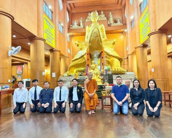 นครปฐม-นายอำเภอกำแพงแสนเข้าร่วมแสดงมุทิตาสักการะ อายุวัฒนมงคล ๕๖ ปี เจ้าอาวาสวัดไร่แตงทอง