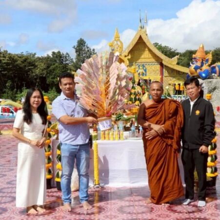 บุรีรัมย์- บก.ท็อปนิวส์ ทั่วไทย( ภาคเหนือ)ร่วมกับพุทธศาสนิกชนทั่วทุกสารทิศ ทอดกฐินสามัคคี ณ.วัดพุทธบูชาป่าโคกประสาท อำเภอ ชำนิ จังหวัดบุรีรัมย์