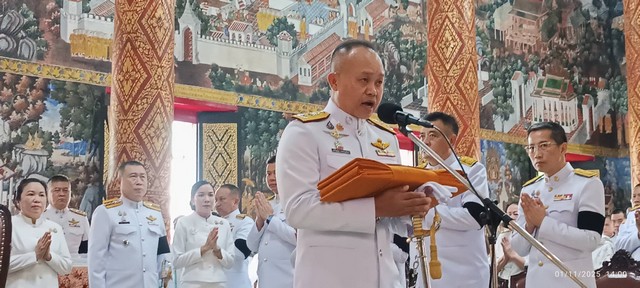 ลำปาง-ตำรวจลำปางร่วมพิธีทอดผ้าพระกฐินพระราชทานวัดบุญวาทย์ฯ รวมยอดปัจจัยกว่า 8.47 แสนบาท