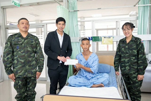 สระบุรี/GULF มอบเงิน 1.3 ล้านบาท ช่วยเหลือทหารเหยียบกับระเบิด พื้นที่ห้วยตามาเรีย ชายแดนไทย – กัมพูชา จ.ศรีสะเกษ