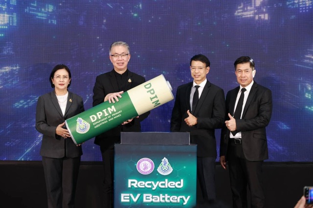 ปลัดฯ ณัฐพล ชูผลสำเร็จการพัฒนา “ต้นแบบแบตเตอรี่ EV จากการรีไซเคิล”ปลดล็อกเส้นทางสู่เศรษฐกิจหมุนเวียน หนุนอุตสาหกรรมไทยสู่สังคมคาร์บอนต่ำ