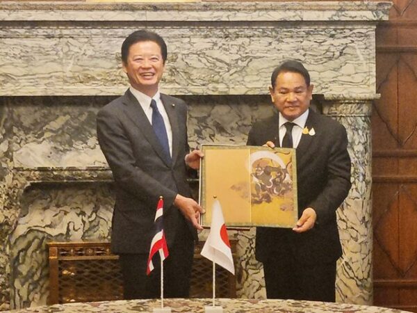 2 รองประธานสภาผู้แทนราษฏร ไทย-ญี่ปุ่น ประสานความร่วมมือรัฐสภาเพื่อการอยู่ร่วมกันอย่างสันติ