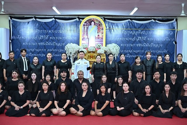 นครปฐม-พิธีบำเพ็ญกุศลพระพิธีธรรมสวดพระอภิธรรม เพื่ออุทิศถวายพระราชกุศลแด่ สมเด็จพระนางเจ้าสิริกิติ์ พระบรมราชินีนาถ พระบรมราชชนนีพันปีหลวง