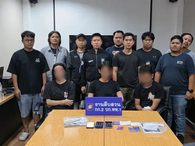 ชลบุรี-ตร.สืบสวนท่องเที่ยว ร่วม ภาค 2 ปกครอง บุกจับยกคอกเอเยนต์จ้างเปิดบัญชีม้า