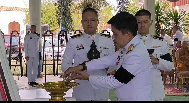 นครนายก พระบาทสมเด็จพระเจ้าอยู่หัวพระราชทานน้ำหลวงอาบศพ จ.ส.อ.พงศกร นาคทองดี ทหารกล้าพลีชีพเพื่อชาติไทย