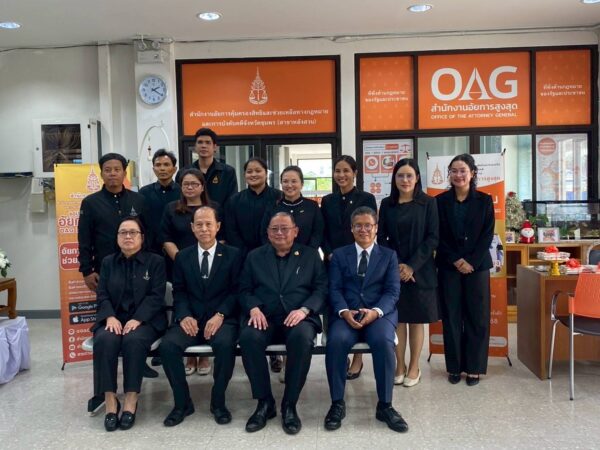 ”สัญจัย จันทร์ผ่อง “ผู้ตรวจการอัยการลงพื้นที่ตรวจติดตามการปฏิบัติราชการของสำนักงานอัยการในพื้นที่ภาค 8 (สำนักงานอัยการจังหวัดไชยาและสำนักงานอัยการจังหวัดหลังสวน)