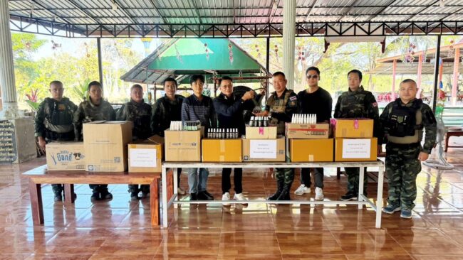 กิจกรรมแพทย์แผนไทยจิตอาสามอบ พระเครื่องและเวชภัณฑ์ เพื่อเป็นขวัญและกำลังใจแก่ ทหารหาญผู้ปฏิบัติหน้าที่ปกป้องประเทศชาติ ณ ชายแดนจังหวัดศรีสะเกษ/อุบลราชธานี/สระแก้ว