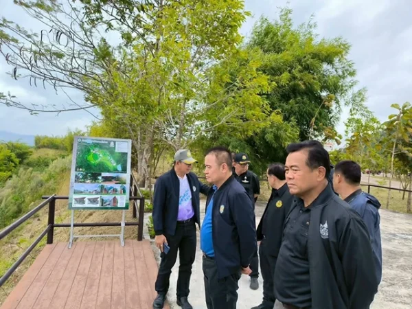 ตาก-ผอ.สจป.ที่ 4 (ตาก) ร่วมอธิบดีกรมป่าไม้ลงตรวจสอบพื้นที่เตรียมการรับเสด็จ 