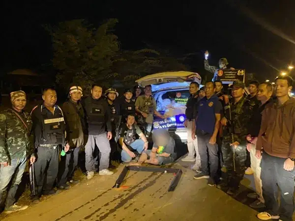 บึงกาฬ -ไล่ล่ากลางดึก! รวบขบวนการขนยานรก พร้อมของกลางยาบ้า จำนวน 2 ล้านเม็ด