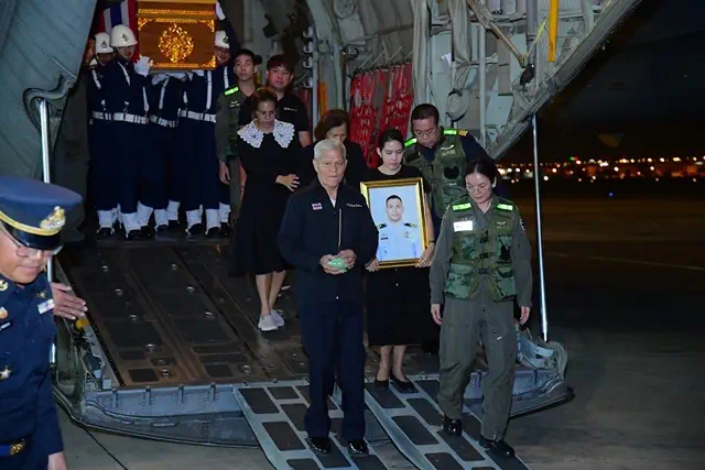 กองทัพอากาศ จัดพิธีรับร่างนักบินที่เสียชีวิตขณะปฏิบัติหน้าที่ และกำหนดพิธีบำเพ็ญกุศล