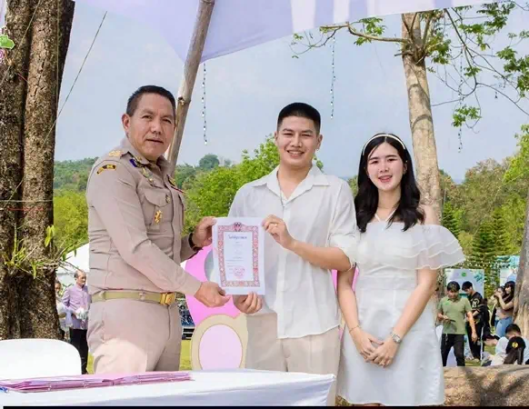 นครนายก – องค์การบริหารส่วนจังหวัดนครนายก จัดกิจกรรมการจดทะเบียนสมรสนอกสถานที่ 14 ก.พ.วันวาเลนไทน์