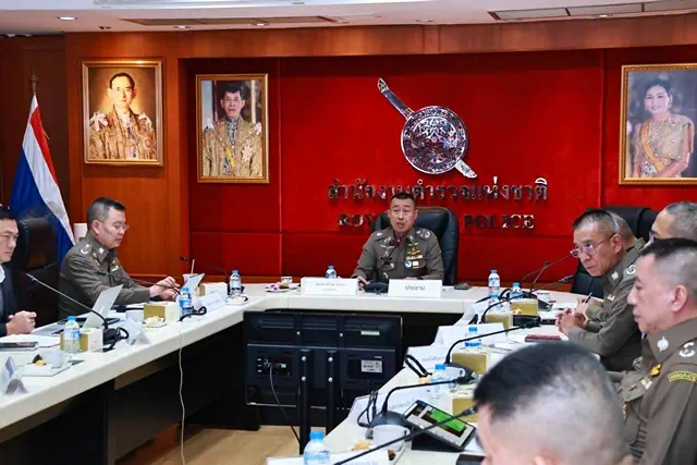 พล.ต.อ.สำราญ นวลมา รองผู้บัญชาการตำรวจแห่งชาติ เป็นประธานการประชุมติดตามสถานการณ์การรักษาความปลอดภัยและความสงบเรียบร้อยการจัดการเลือกตั้งล่วงหน้า