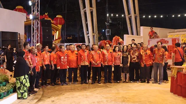 ยะลา-เบตง เทศบาลเมืองเบตง จัดแข่งขันกินขนมมงคล ในกิจกรรมเทศกาลวันตรุษจีน2569 ขนมเข่งปราบเซียน ไม่มีผู้แข่งขันกินหมด