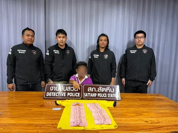 ชลบุรี-สืบสัตหีบ รวบโจรบุกกุฎิเจ้าอาวาสฉกเงิน 12,000 บาท วงจรปิดจับภาพชัด