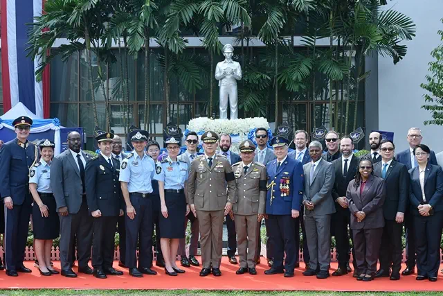 ผบ.ตร. เป็นประธานพิธีสดุดีข้าราชการตำรวจผู้เสียชีวิตจากการปฏิบัติหน้าที่ เนื่องในวันคล้ายวันสถาปนา กองบัญชาการตำรวจปราบปรามยาเสพติด ครบรอบปีที่ 34 ย้ำนโยบายเชิงรุกสกัดกั้นยาเสพติดทุกมิติ