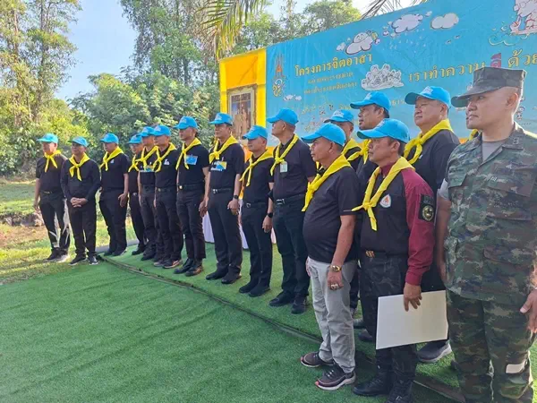 นราธิวาส-กองพันทหารราบที่ 2 กรมทหารราบที่ 151 จัดกิจกรรมจิตอาสาพัฒนาพื้นที่ สร้างฝายชะลอน้ำ ร่วมอนุรักษ์ทรัพยากรธรรมชาติ