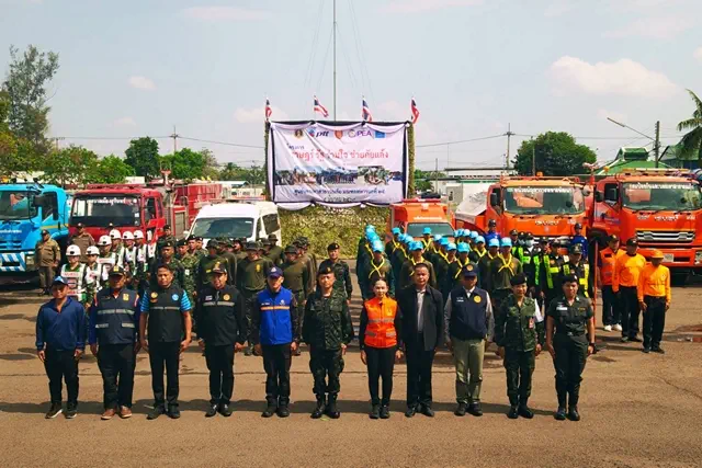(สุรินทร์) ศูนย์บรรเทาสาธารณภัย มณฑลทหารบกที่ 25 เปิดโครงการ “ราษฎร์ รัฐ ร่วมใจ ช่วยภัยแล้ง” ประจำปี 2569