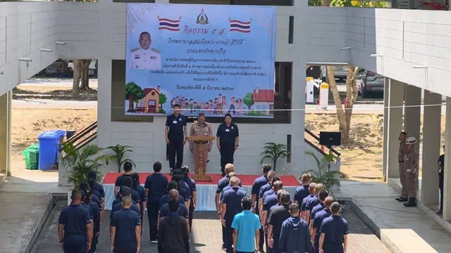 เสริมคุณภาพชีวิตกำลังพล รพ.สมเด็จพระนางเจ้าสิริกิติ์ฯ จัดกิจกรรม 5 ส. บ้านพักราชการ