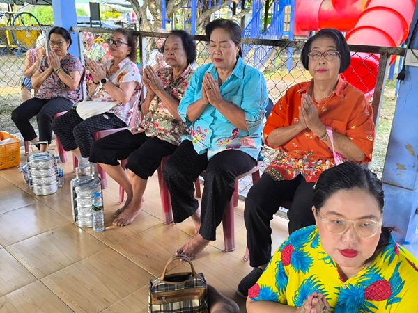 นครนายก – ชุมชนบ้านชฎาทอง ร่วมจัดงานบุญกลางบ้าน เนื่องในเทศกาลสงกรานต์