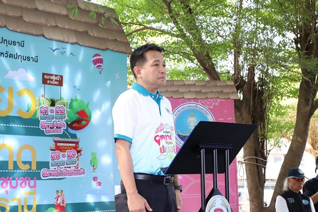 ปทุมธานี รองผู้ว่าฯองครักษ์ เปิดเส้นทางท่องเที่ยวตลาดระแหง 100 ปี One Day Trip