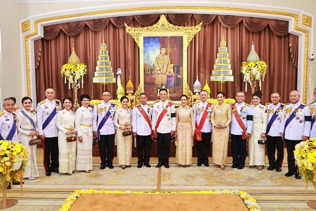 รอง ผบ.ตร.พร้อมภริยา ร่วมงานสโมสรสันนิบาตเฉลิมพระเกียรติ พระบาทสมเด็จพระเจ้าอยู่หัว เนื่องในโอกาสวันฉัตรมงคล