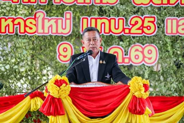 (สุรินทร์) รัฐมนตรีว่าการกระทรวงกลาโหม ลงพื้นที่จังหวัดสุรินทร์ ตรวจเยี่ยมผลการปฏิบัติงานกองกำลังสุรนารี