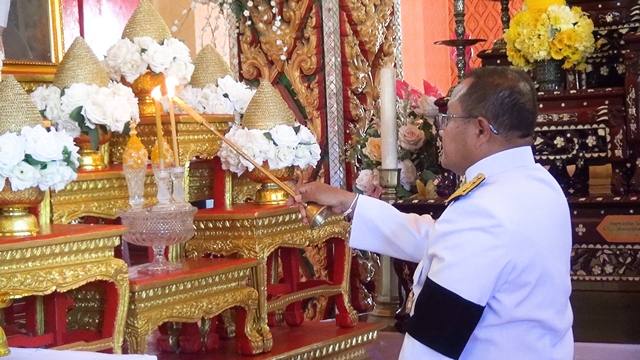 ร้อยเอ็ด….พิธีบำเพ็ญกุศลเพื่ออุทิศถวายพระกุศลแด่ สมเด็จพระเจ้าลูกเธอ เจ้าฟ้าพัชรกิติยาภา นเรนทิราเทพยวดี กรมหลวงราชสาริณีสิริพัชร มหาวัชรราชธิดา
