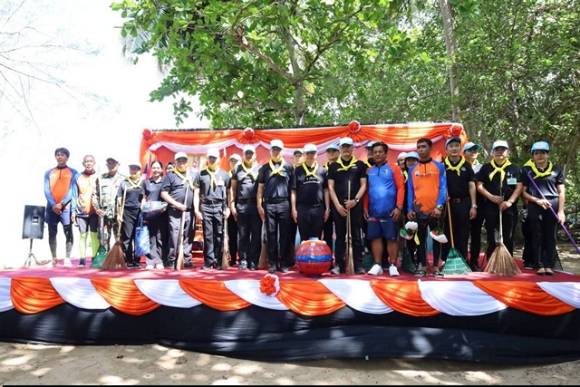 กระบี่-ศูนย์ควบคุมความมั่นคงท่าเรือกระบี่ ร่วมกิจกรรมเก็บขยะชายหาดเฉลิมพระเกียรติ สมเด็จพระเจ้าลูกเธอ เจ้าฟ้าสิริวัณณวรี นารีรัตนราชกัญญา เนื่องในวันทะเลโลก 2569