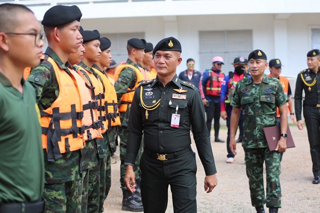 ลำปาง-มทบ.32 จับมือภาคี ฝึกกู้ภัยทางน้ำรับอุทกภัย